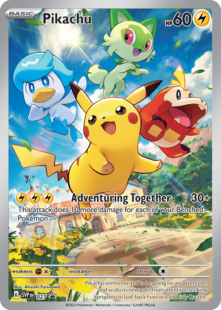 Scarlet & Violet Promo Pikachu #27
